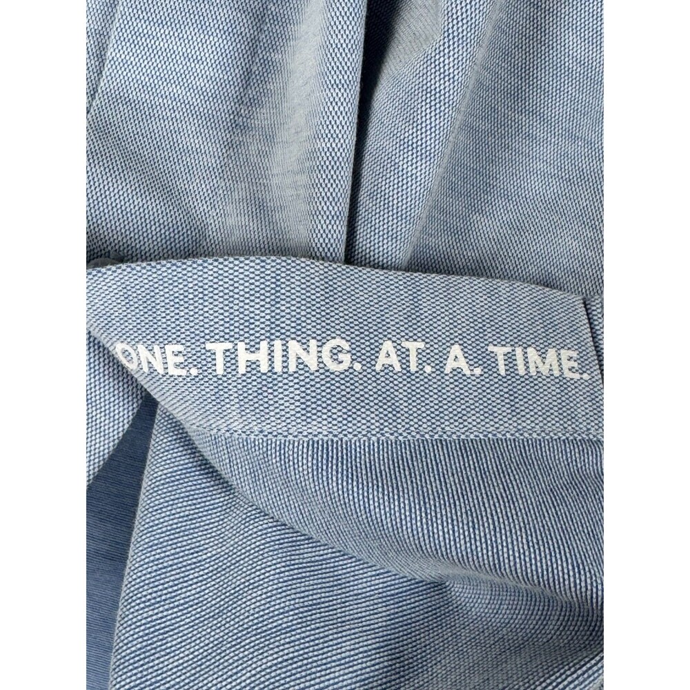 Lululemon Oxford Shirt Mens Blue‎ Long Sleeve Button Front Pocket Minimalist - Picture 7 of 16